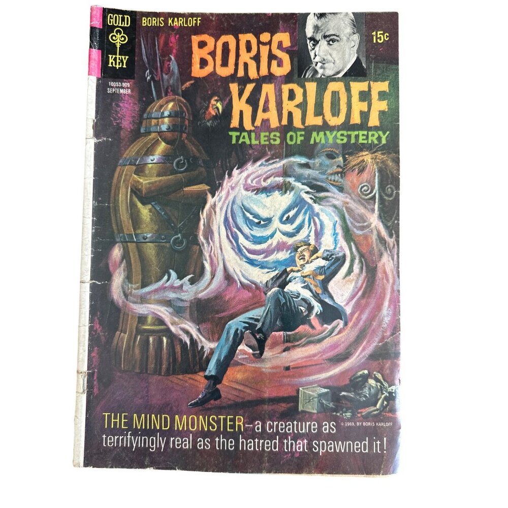 Gold Key Boris Karloff Tales Of Mystery September 1969 Comic Issue Bagged Boarde